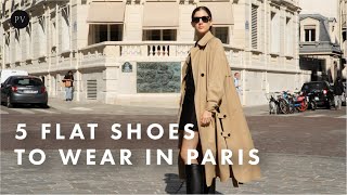 How to Style Flat Shoes Like a Parisian Girl in 2024  Parisian Vibe [upl. by Newel]