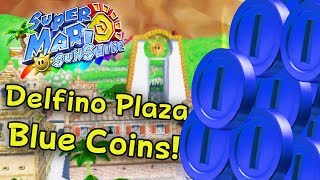 Delfino Plaza Blue Coin Guide  Super Mario Sunshine [upl. by Hsuk]