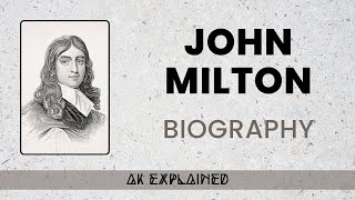 John Milton  Biography of John Milton  John Milton In English Literature [upl. by Atik]