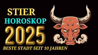 STIER JAHRESHOROSKOP FÜR 2025 [upl. by Ecyrb860]