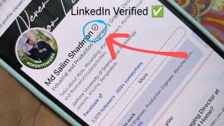 How to verify your LinkedIn Profile for free [upl. by Kcoj]