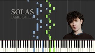 Solas  Jamie Duffy  Synthesia Piano Tutorial [upl. by Glover460]