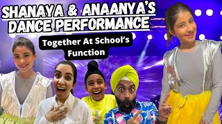 Shanaya amp Anaanya’s Dance Performance Together At School’s Function  RS 1313 VLOGS [upl. by Averir]