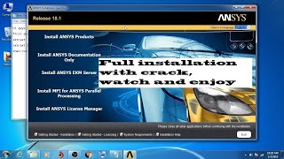 ANSYS 181 install చైయ్యడం ఎలా [upl. by Nelrah]