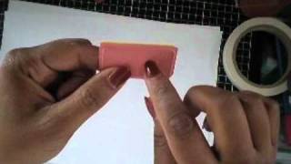 Home made cling mount for rubber stamps [upl. by Eelirol]