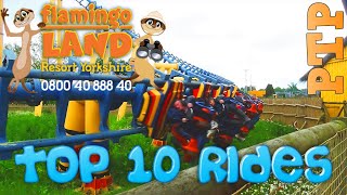 Top 10 Flamingo Land Rides [upl. by Oleic]