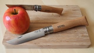 Opinel No 9 amp No 12 Inox Review deutsch [upl. by Auberon451]