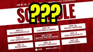 Indiana Release Their NonConference Schedule And It Is Definitely Something [upl. by Ymereg]