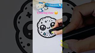 🌟Markers asmr coloring🌟No82 satisfying asmr coloring shorts trending art asmrsounds [upl. by Peacock269]