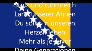 Nationalhymne von BosnienHerzegownia deutsche Übersetzung [upl. by Narda71]