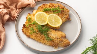 Parmesan Crusted Tilapia Recipe [upl. by Serrell]