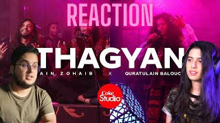 Thagyan  REACTION  Zain Zohaib x Quratulain Balouch  Coke Studio  Season 14  Siblings React [upl. by Gordie]