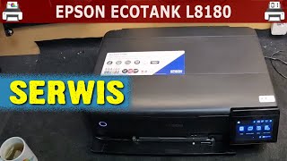 EPSON ECOTANK L8180 🖨️ Serwis [upl. by Eehsar]