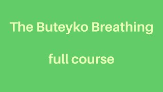 Breathwork Buteyko Breathing Lesson 7 Diary of the practice [upl. by Suedaht]