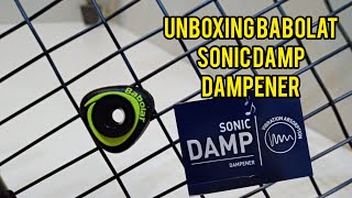 UNBOXING Babolat SONIC DAMP Dampener For Tennis Racket [upl. by Asusej314]