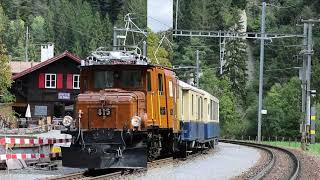 RhBMGB Historic Alpine Classic Pullman Express mit Krokodil Ge 66 I 415  Plandienst 21092023 [upl. by Roselani]