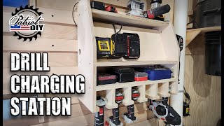 DIY Drill Charging Station  Cordless Tool Holder [upl. by Chaker645]