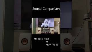 Sound Comparison KEF LS50 Meta vs BampW 705 Whitney Houston Mariah Carey  When You Believe2 [upl. by Huskamp]