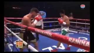 Vijender Singhs Pro debut Match vs Sonny Whiting Knockout [upl. by Aloysia]