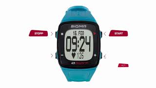 DE  iDRUN amp iDRUN HR  Activity Tracker  Tutorial  SIGMA SPORT [upl. by Juta]