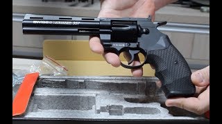 Revólver CO2 45 Swiss Arms Magnum 357 Full Metal 6 Polegadas [upl. by Aseneg]