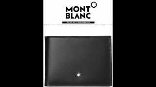 Unboxing Original Montblanc Wallet [upl. by Desai454]