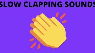 Slow clapping sounds 1 hour [upl. by Oninrutas]