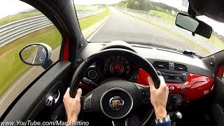 My Abarth 500 FAST Nurburgring Lap  855 BTG [upl. by Joslyn]