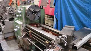 28quot35quot x 160quot MAZAK GAP BED LATHE MODEL MARK II SN 30953W [upl. by Lladnek988]