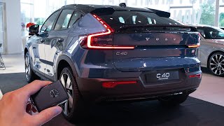 2022 Volvo C40 Recharge 408hp  Visual Review [upl. by Desberg]