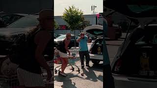 Karens Parking Karma Cart Incident Turns the Tables shorts [upl. by Warren340]