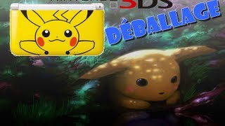 Unboxing 3DS XL Pikachu déballée par Pikachu  Donwar [upl. by Ellocin]