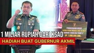 Waow  JENDERAL MARULI KASIH UANG 1 MILIAR BUAT GUBERNUR AKMIL  TERNYATA KARENA PRESTASI TERBAIK [upl. by Shaddock]