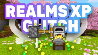 EASY REALMS XP GLITCH For Minecraft Bedrock 12062  Multiplayer XP Glitch [upl. by Paz]