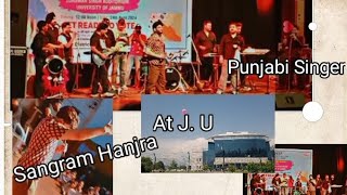 Sangram Hanjra at Jammu UniversityPunjabi Singerpunjabisong dailyvlog picnic planning [upl. by Sackey]