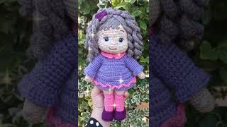 Knitting doll doll knittingtoys amigurumidoll [upl. by Judye523]