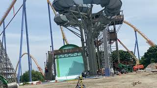 Moosehorn Falls at Canada’s Wonderland construction update Vlog 1 [upl. by Osher]