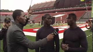 McCourty Twins Interview [upl. by Yonina]