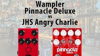 JHS Angry Charlie v3 vs Wampler Pinnacle Deluxe v2 Overdrive Comparison [upl. by Katy89]