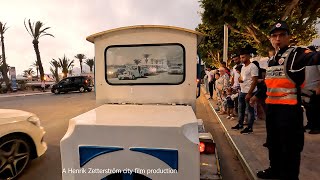 The evening tourist train around Agadir Morocco in less then 2 minutes [upl. by Ahsilet752]