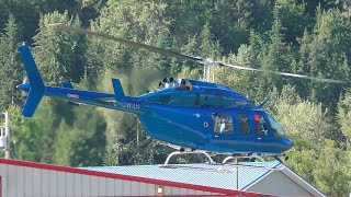 Bell 206LT TwinRanger Engine Startup and Takeoff [upl. by Innis]