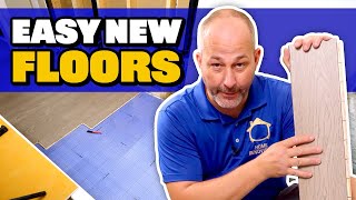 Make a Hardwood Bathroom Floor OVER Heated Tile  DIY Bathroom Remodel [upl. by Drescher]