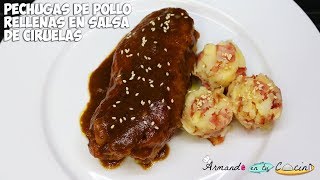 Pechugas de pollo en salsa de ciruela [upl. by Rozelle]