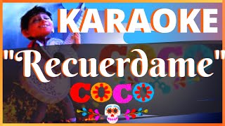 RECUERDAME Karaoke COCO DisneyPixar💐🌸 Cover [upl. by Ierdna]