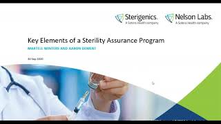 Key Elements of a Sterility Assurance Program [upl. by Solomon]