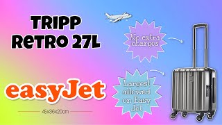 Tripp Retro 27L underseat cabin case FREE with EasyJet [upl. by Spatz]