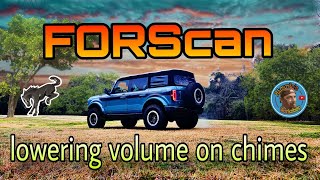 Bronco Forscan turn signal and seatbelt chime [upl. by Fennell]