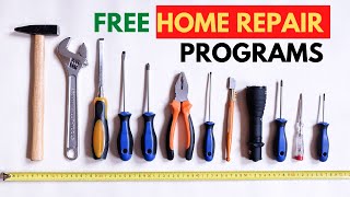 Apply for Free Home Repair Programs 2022 [upl. by Kiefer]