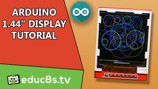 Arduino Tutorial Using the 144quot Color TFT display ILI9163C with Arduino [upl. by Dov591]