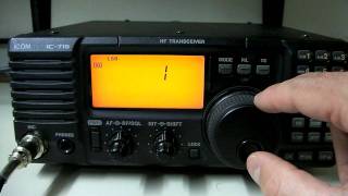 Icom IC718 HF Radio Overview amp CB Mod Info [upl. by Dickenson]